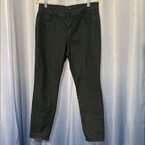 Ann Taylor Black Cropped Ankle Jeans